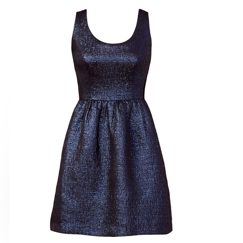 Shoshanna Night Sailing Midnight Blue Mini Dress Size 2
